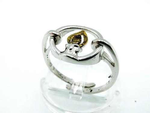 Zilveren ring met kaars, T. Klots, Pforzheim universele maat, Sieraden, Tassen en Uiterlijk, Ringen, Gebruikt, Dame, Zilver, Zilver