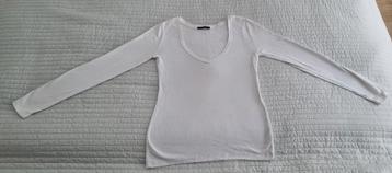 Basic longsleeve hema maat s wit truien trui tshirt t-shirt beschikbaar voor biedingen