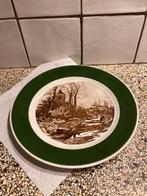 Oud wandbord mooi, Antiek en Kunst, Ophalen of Verzenden