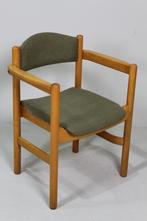 6 Vintage Design Stoelen - Groene Stof - Perfecte Staat, Huis en Inrichting, Stoelen, Overige kleuren, Ophalen of Verzenden, Zo goed als nieuw