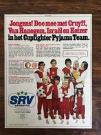 Voetbal reklame SRV Ajax Cruijff  Keizer Feyenoord Hanegem, Verzamelen, Ophalen of Verzenden, Ajax, Overige typen