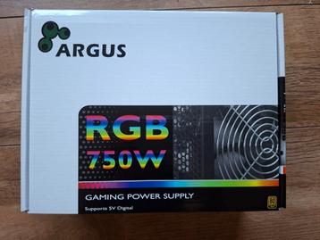Argus RGB 750W Gaming Voeding Modulair - Nieuw beschikbaar voor biedingen