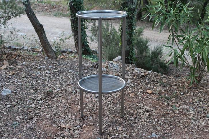 Brocante - Hoge bijzettafel of zuil!, Huis en Inrichting, Woonaccessoires | Zuilen en Pilaren, Zo goed als nieuw, Ophalen