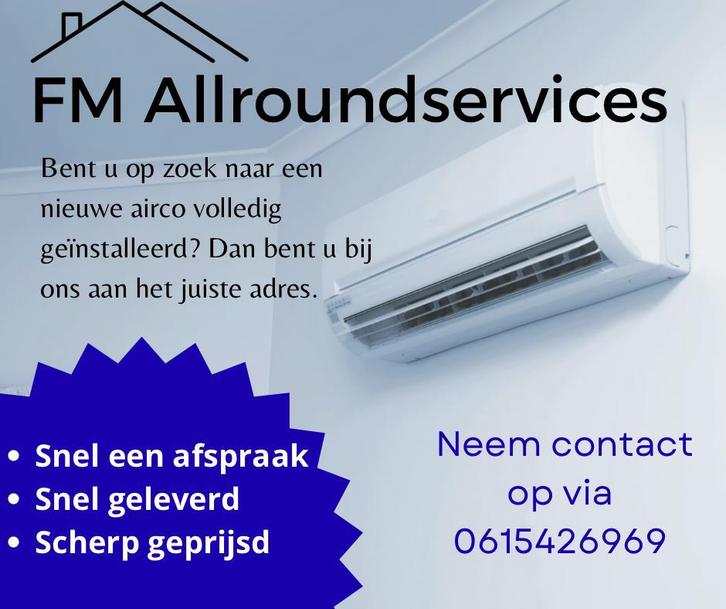 Airco consitioning  2.5kw 5.0kw Mitsubishi Electric plaatsen, Witgoed en Apparatuur, Airco's, Nieuw, Wandairco, 100 m³ of groter