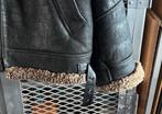 VINTAGE PILOTENJAS SCHAAPSLEER XXL, Kleding | Heren, Ophalen of Verzenden, Gedragen, Bruin