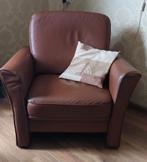 Leren Fauteuil, Huis en Inrichting, Fauteuils, Ophalen, Gebruikt, Minder dan 75 cm, Leer