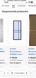 Svedex binnendeur nieuw!,, Ophalen of Verzenden, Zo goed als nieuw, Binnendeur, 215 cm of meer