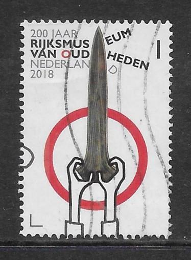 2018, Rijksm. Oudheden, Zwaard Ommerschans [3625] (K0917), Postzegels en Munten, Postzegels | Nederland, Ophalen of Verzenden