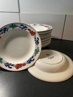 Boerenbont servies 17 stuks, Antiek en Kunst, Antiek | Servies los, Ophalen of Verzenden