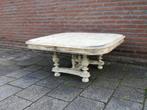 brocante Salontafel, Huis en Inrichting, 100 tot 150 cm, Vierkant, Zo goed als nieuw, Minder dan 50 cm