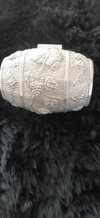 Vintage Sieradendoosje in de vorm van een Wijnvat, Antiek en Kunst, Ophalen of Verzenden