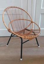 Vintage stoel rotan stoel Rohe Noordwolde stoeltje fauteuil, Ophalen, Stoel(en)