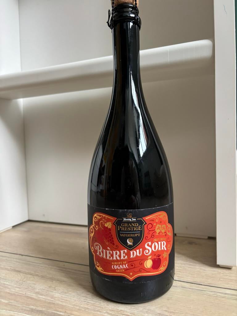Hertog Jan Vatgerijpt Bière du Soir 2022 Cognac, Verzamelen, Biermerken, Ophalen of Verzenden, Nieuw