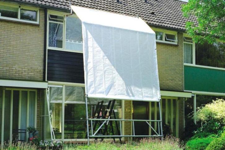 2 doorwerktenten 305 van Skyworks, Doe-het-zelf en Verbouw, Steigers, Gebruikt, Overige typen, 2 tot 5 meter, Ophalen
