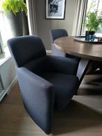 Luxe eetkamerstoelen van Goossens Wonen, Huis en Inrichting, Ophalen, Zwart, Zo goed als nieuw, Vier