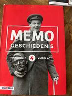 Memo Geschiedenis Handboek 4 VMBO, Ophalen of Verzenden, Zo goed als nieuw, VMBO, Geschiedenis