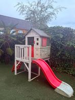 Smoby Speelhuisje met glijbaan voor in de tuin, Ophalen, Gebruikt, Glijbaan