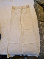 Beige lange wijde broek maat 40, Maat 38/40 (M), Beige, Ophalen of Verzenden, Zo goed als nieuw