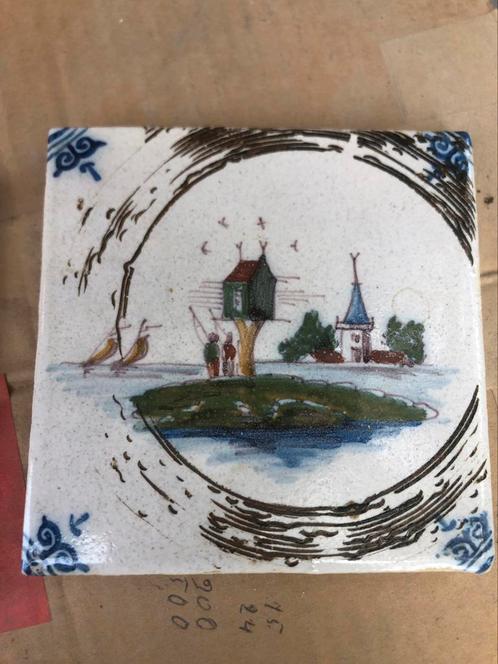 Makkum Tichelaar tegel 10x10cm, Antiek en Kunst, Antiek | Wandborden en Tegels, Ophalen of Verzenden