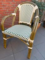 Franse Bistrot-stijl Rotan Stoel  Parijse Sfeer, Tuin en Terras, Tuinstoelen, Ophalen, Zo goed als nieuw, Rotan