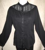 qbl  LEUKE BLOUSE van STYLES by Steps (Transparant) Maat:M, Ophalen of Verzenden, Zo goed als nieuw, Maat 38/40 (M), Zwart