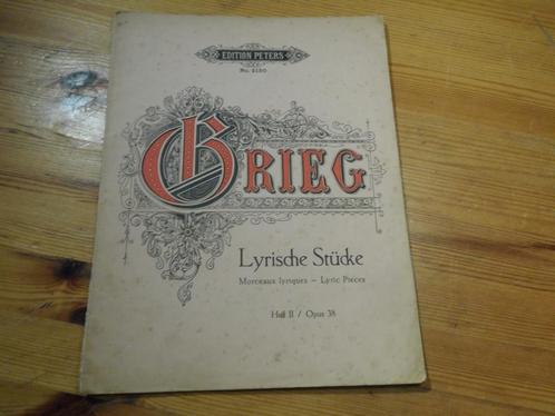 Grieg - lyrische stucke, Muziek en Instrumenten, Bladmuziek, Gebruikt, Artiest of Componist, Klassiek, Piano, Ophalen of Verzenden