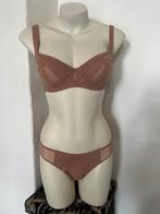 Chantal Thomass set maat 70 D slip maat 36, Kleding | Dames, Ophalen of Verzenden, Beige, Setje