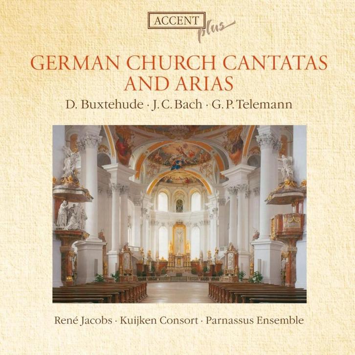 NIEUW German Church Cantatas and Arias / Rene Jacobs, Cd's en Dvd's, Cd's | Klassiek, Nieuw in verpakking, Vocaal, Barok, Ophalen of Verzenden