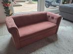 Kinderbankje, roze fluweel stof, Huis en Inrichting, Minder dan 75 cm, Tweepersoons, Ophalen of Verzenden, Zo goed als nieuw