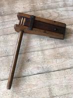 Antieke houten ratel gemerkt S R klikspaan instrument, Ophalen of Verzenden