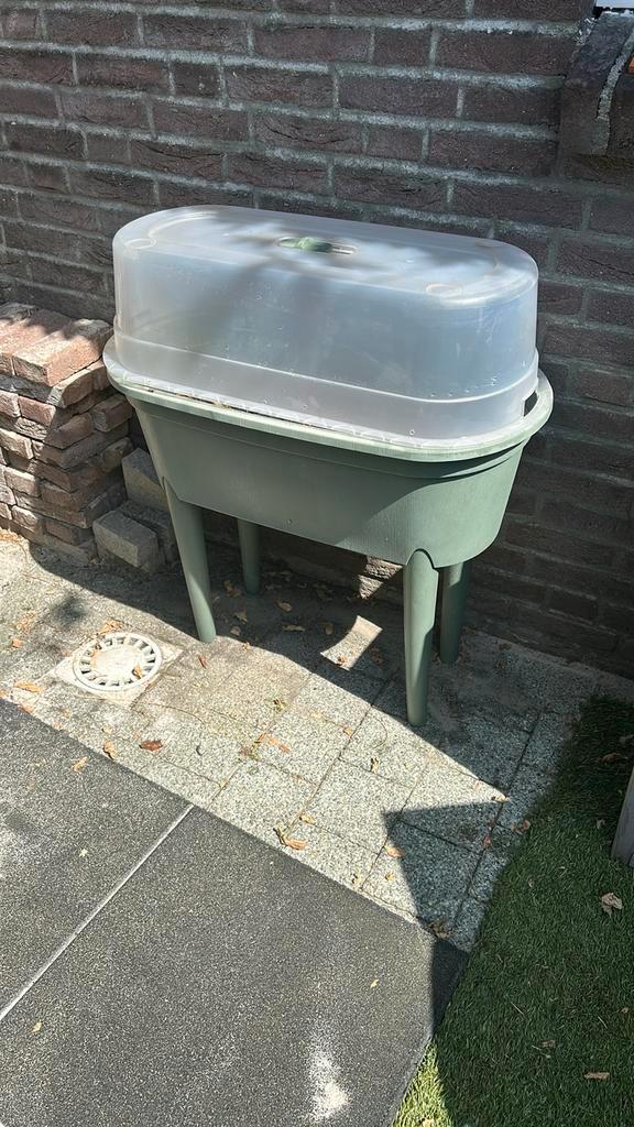 MOET WEG Kweekkas op poten groen, Tuin en Terras, Kassen, Gebruikt, Ophalen