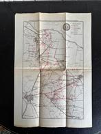 ANWB - Kaart Rijwielpaden Gooi en Eemland - 1924, Boeken, Gelezen, ANWB, Ophalen of Verzenden, Landkaart