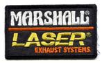 Vintage patch Marshall Laser Exhaust Systems, Ophalen of Verzenden, Nieuw, Motoren