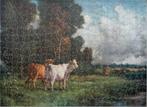 Giganta puzzel, ca 1950, koeien in Normandië, Ophalen of Verzenden