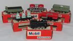 Treinset spaaractie Mobil jaren 60 in originele doosjes, Verzenden, Zo goed als nieuw, Overige typen