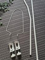 Witte sluierstandaard / Piekstok • Klembevestiging, Ophalen of Verzenden, Gebruikt, Klamboe