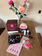 Pink gellac set, Sieraden, Tassen en Uiterlijk, Uiterlijk | Cosmetica en Make-up, Overige kleuren, Ophalen of Verzenden, Zo goed als nieuw
