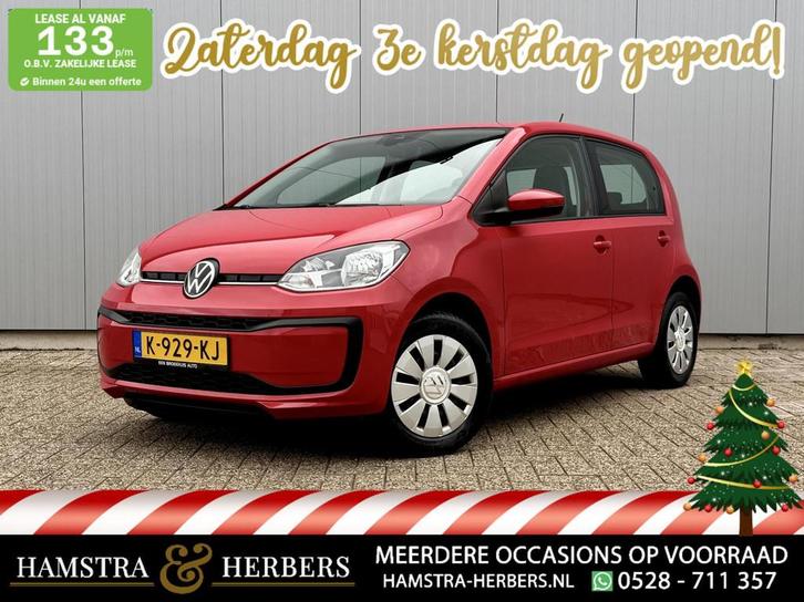 Volkswagen Up! 1.0 rood, Auto's, Volkswagen, Bedrijf, Te koop, up!, ABS, Achteruitrijcamera, Airbags, Airconditioning, Alarm, Bluetooth