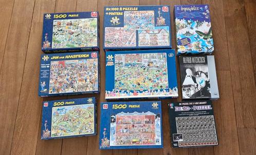 Puzzels (Leg puzzels, 9 stuks, compleet), Hobby en Vrije tijd, Denksport en Puzzels, Zo goed als nieuw, Ophalen of Verzenden
