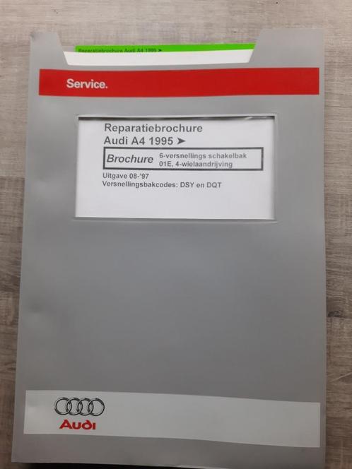 Werkplaatsboek Audi S4  B5  Quattro versnellingsbak  01E, Boeken, Auto's | Boeken, Zo goed als nieuw, Audi, Ophalen of Verzenden