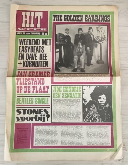 Golden Earrings: Hitweek. 11 stuks met Earrings items., Verzamelen, Ophalen of Verzenden, Gebruikt