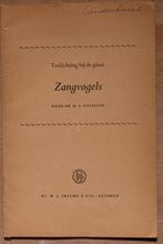 schoolplaat  boekje – Zangvogels       , Ophalen of Verzenden, Natuur en Biologie