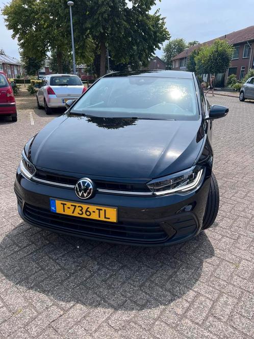 PRIVATE-LEASE, Volkswagen Polo 1.0 TSI 95pk Dsg-7 2023 Zwart, Auto's, Volkswagen, Particulier, Polo, ABS, Achteruitrijcamera, Adaptieve lichten