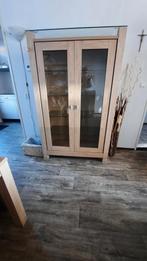 Vitrine  Kast met Glasdeuren, Huis en Inrichting, Ophalen, Zo goed als nieuw, 25 tot 50 cm
