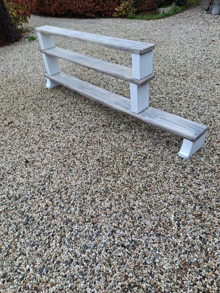 Boekenplank sidetable stoer en demontabel, Huis en Inrichting, Kasten | Boekenkasten, Minder dan 100 cm, 25 tot 50 cm, Ophalen of Verzenden