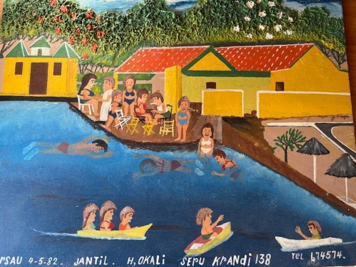 ORIGINELE OCALIA, Antiek en Kunst, Kunst | Schilderijen | Abstract, Ophalen of Verzenden