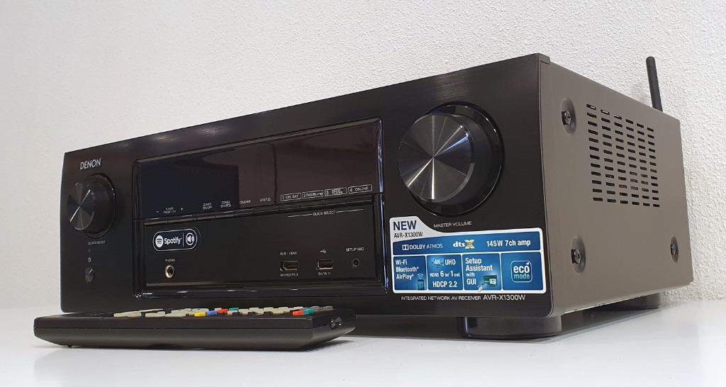 Receiver Denon AVR-X1300 - 7.1 (145W) 5xHDMI, WIFI,Bluetooth, Audio, Tv en Foto, Versterkers en Receivers, Gebruikt, 7.1, 120 watt of meer