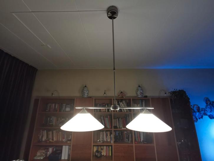 Hanglamp met dimmer, Huis en Inrichting, Lampen | Hanglampen, Zo goed als nieuw, 75 cm of meer, Ophalen