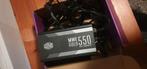 Cooler master Gold 80 plus 550W Fully modulair psu, Computers en Software, Interne voedingen, Ophalen of Verzenden, Zo goed als nieuw