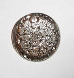 Broche Bloemen Zilver Filigrain Klaprozen Jugendstil, Sieraden, Tassen en Uiterlijk, 4 tot 7 cm, Verzenden, Zo goed als nieuw